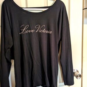 Victoria Secret shirt with opening in back
